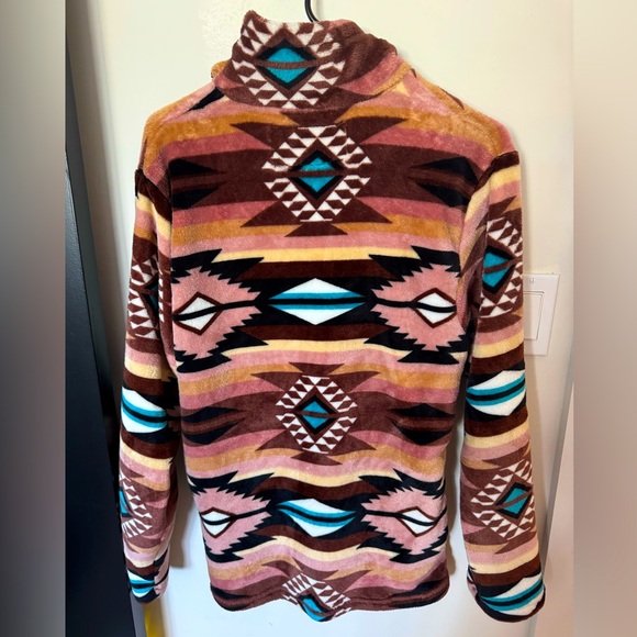 Trail Crest Aztec Fleece Pullover - Picture 3 of 4